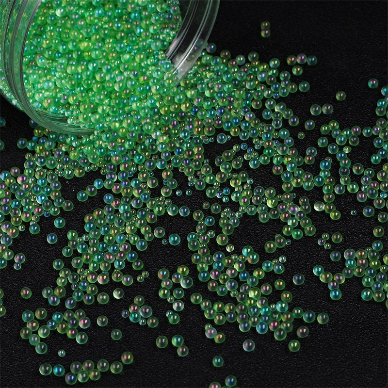 No.159-Green Bubble Beads-1 bag