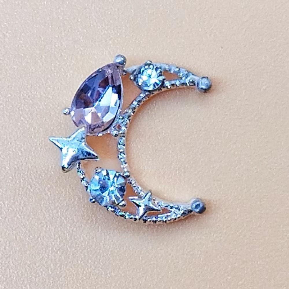 No.168-Moon charms-1 pc