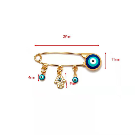 No.184 Evil Eye Pin/brooch