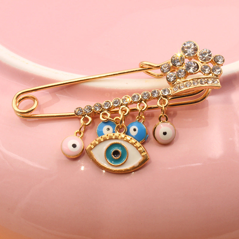 No.184 Evil Eye Pin/brooch