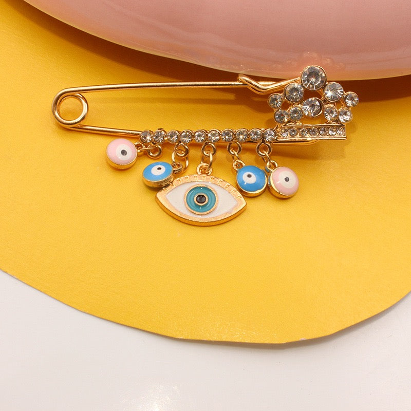 No.184 Evil Eye Pin/brooch