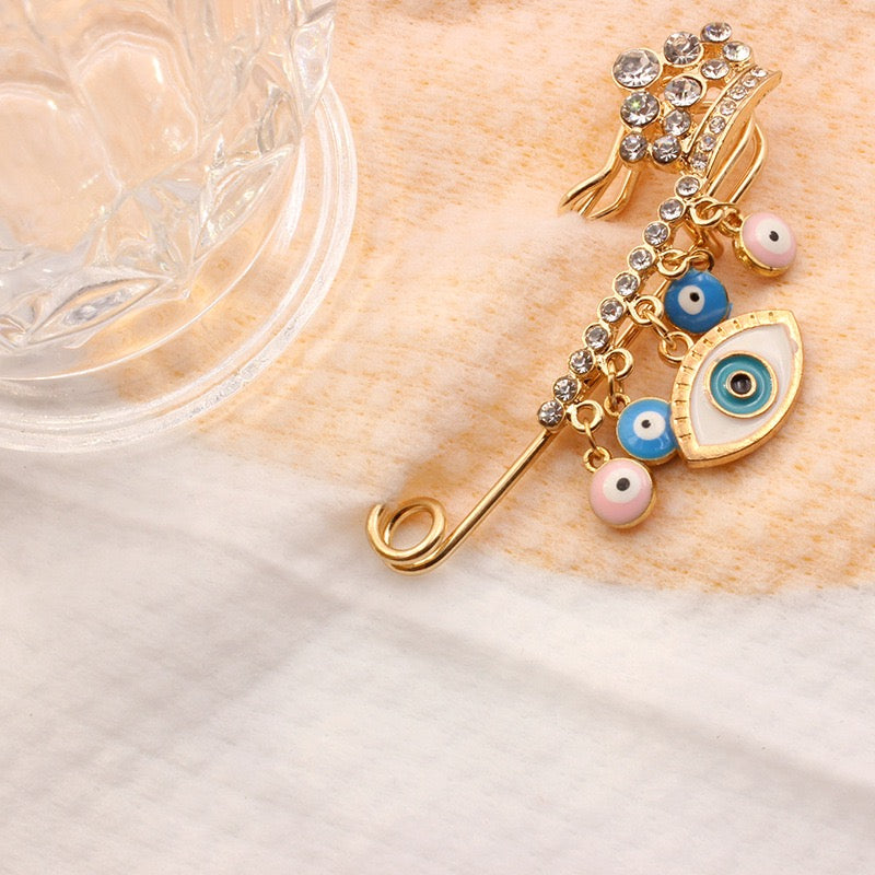 No.184 Evil Eye Pin/brooch