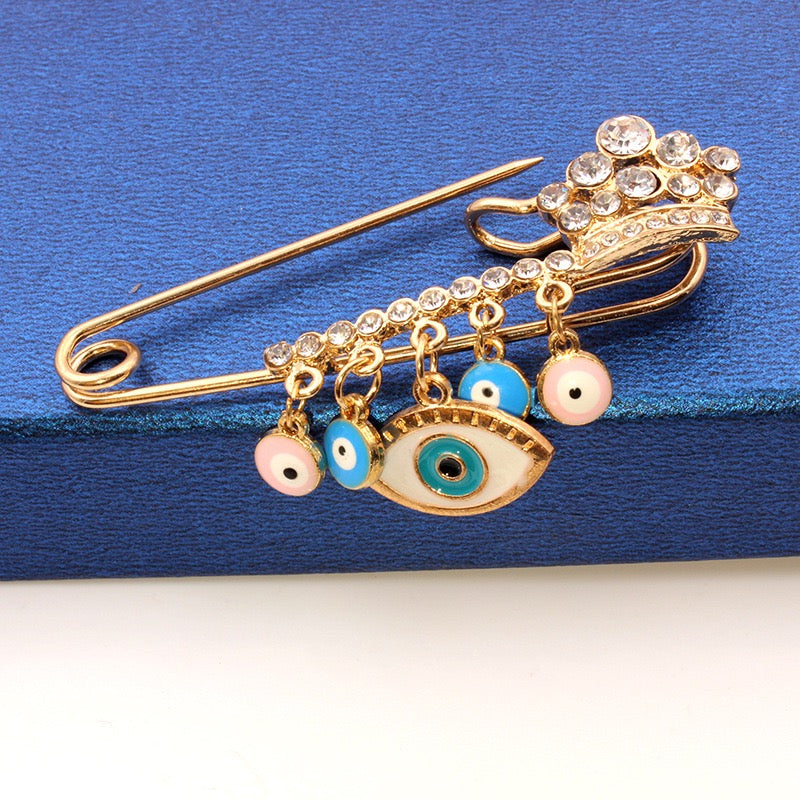 No.184 Evil Eye Pin/brooch