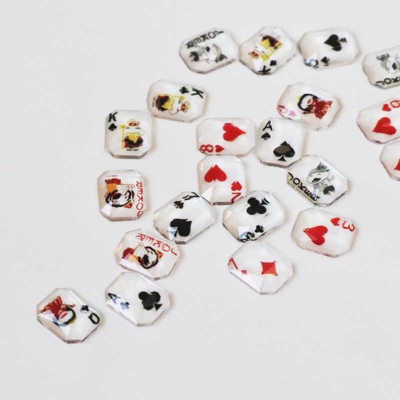 Nail/DIY-No.72【Poker Cards】