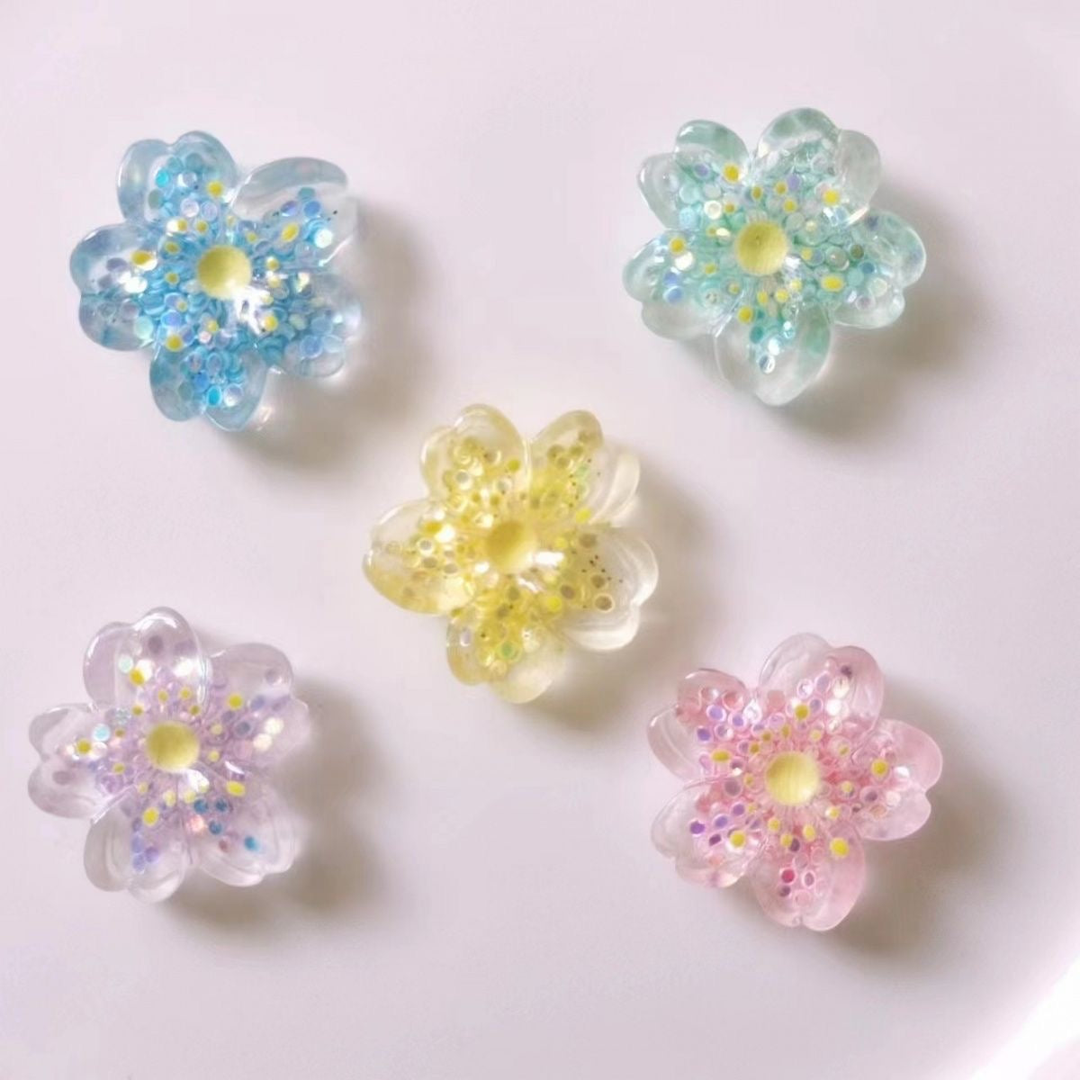 DIY CHARMS-No.100【 Flower Mix】